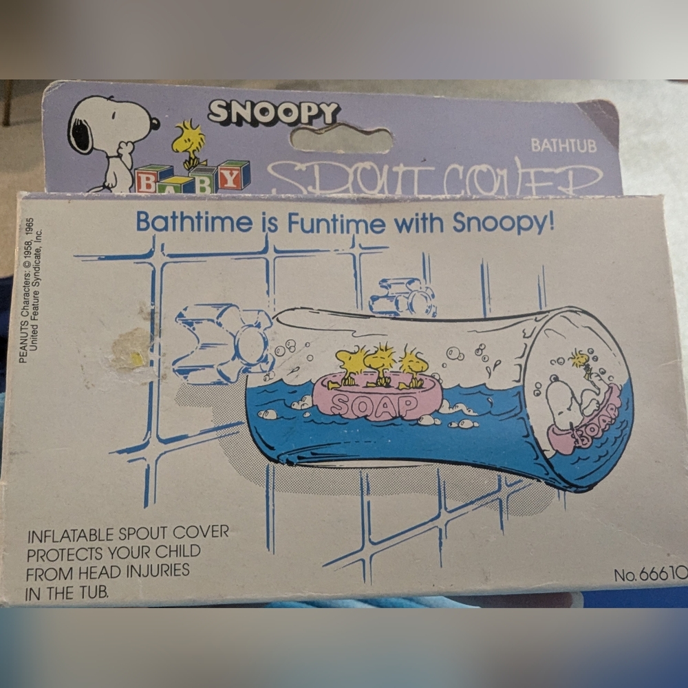 🎯🚀 Snoopy Baby Bathtub Spout Cover